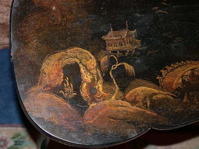 Lot 153 - Chinoiserie Decorated Side Table Attributed to...