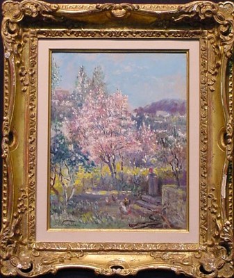 Lot 41 - Alberto Vianelli Italian, 1841-1927 GARDEN IN...