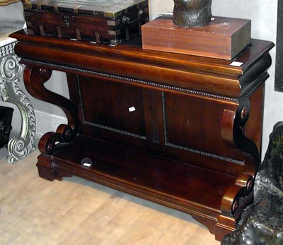 Lot 221 - Empire Style Mahogany Console