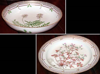 Lot 241 - Royal Copenhagen Flora Danica Porcelain...