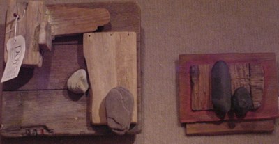 Lot 103 - American School 20th Century WOOD AND STONE...