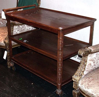 Lot 150 - Louis XVI Style Walnut Tea Cart