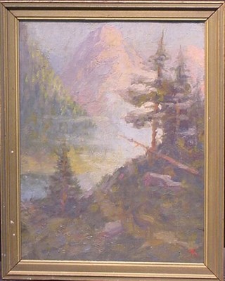 Lot 78 - American School 20th Century MOUNTAIN LAKE...