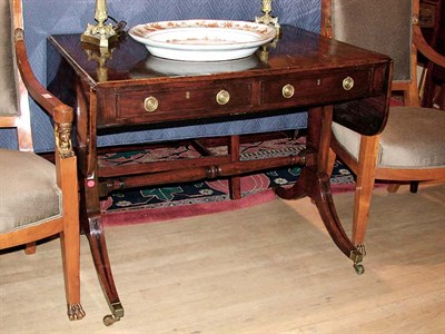 Lot 573 - Regency Mahogany Sofa Table