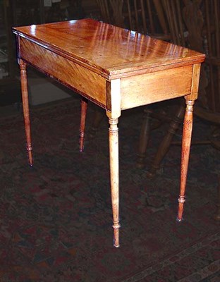 Lot 317 - Directoire Style Fruitwood Fold-Over Table