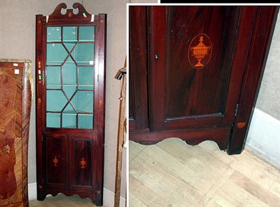 Lot 187 - Edwardian Mahogany Corner Cabinet
