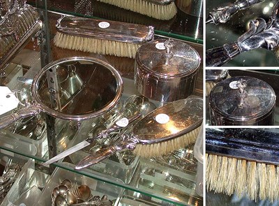 Lot 453 - Georg Jensen Sterling Silver Dresser Set...