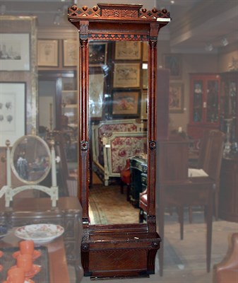 Lot 235 - Victorian Mahogany Pier Mirror