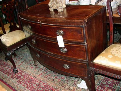 Lot 208 - George III Mahogany Chest of Drawers