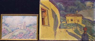 Lot 38 - Manner of Leon Kroll SWIMMERS AT A QUARRY Oil...