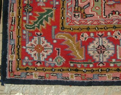 Lot 575 - Indo-Heriz Rug India, contemporary The central...
