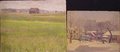 Lot 38 - Maximilian Keller German, b.1880 GREEN FIELDS,...