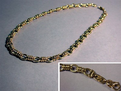 Lot 99A - Flexible Gold Necklace 14 kt. yellow gold,...