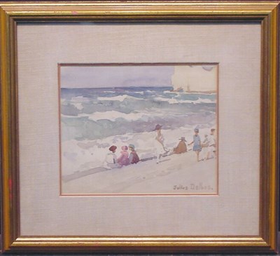 Lot 76 - Julius M. Delbos American, 1879-1967 LA PLAGE...