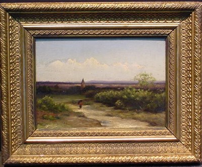 Lot 75 - Continental School 19th Century FIGURE ALONG A...