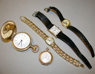 Lot 25 - Group of Five Assorted Lady's Watches...