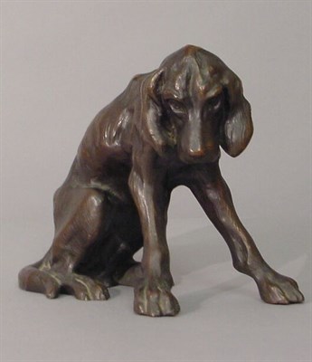 Lot 25A - Metal Figure of a Puppy