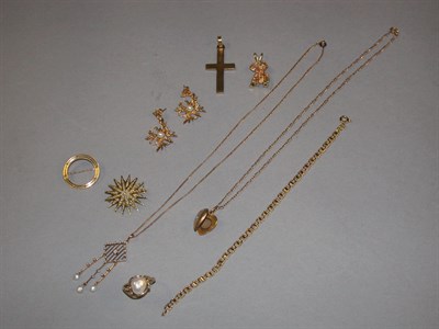 Lot 154 - Group of Assorted Gold Jewelry 14 kt. yellow...