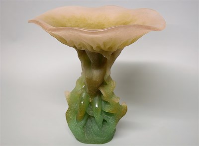 Lot 267 - Daum Pate de Verre Figural Bowl Depicting a...