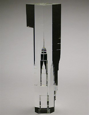 Lot 420 - Steuben Glass Sculpture New York, NY Model...