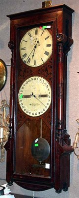 Lot 412 - Victorian Mahogany Wall Clock