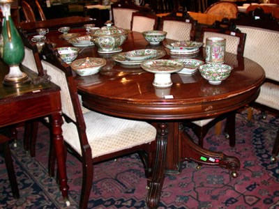 Lot 286 - Victorian Mahogany Dining Table Including...