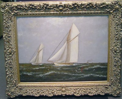 Lot 88 - Wesley Webber 1841-1914 AMERICA'S CUP RACE...
