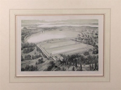 Lot 94 - Artist Unknown BIRD'S EYE VIEW OF LAKE...