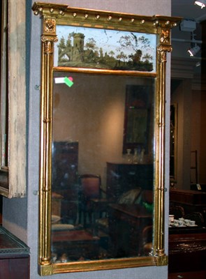 Lot 241 - Federal Style Eglomise Mirror
