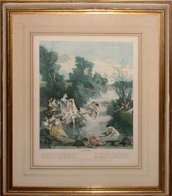Lot 97 - After Nicholas Lancret L'ESTE and L'HIVER Two...