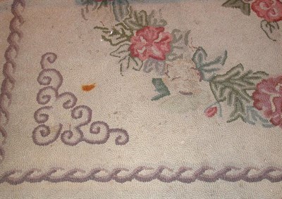 Lot 544 - Hooked Rug Japan, mid 20th century The central...