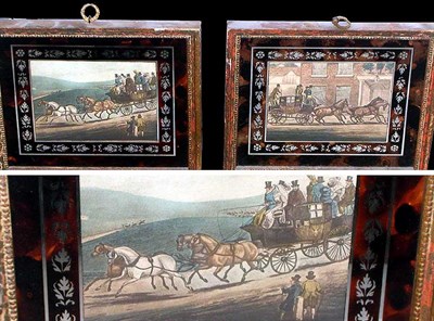 Lot 63 - English School [COACHING SCENES] Eight...