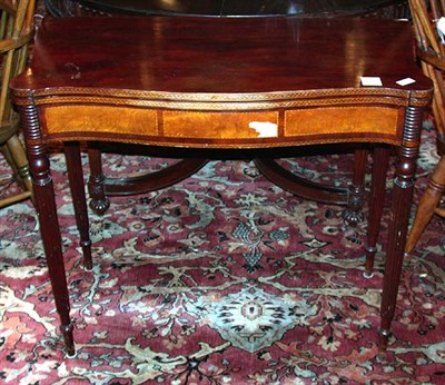 Lot 157 - Federal Style Mahogany Games Table