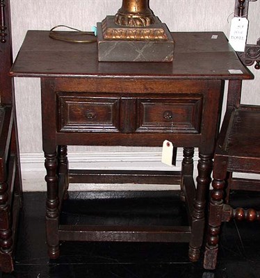 Lot 121 - Jacobean Style Oak Side Table