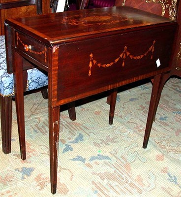 Lot 199 - Regency Style Marquetry Inlaid Mahogany...
