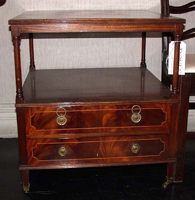Lot 123 - Georgian Style Mahogany Two-Tier Side Table