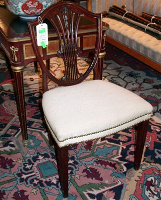 Lot 559 - Pair of Georgian Style Mahogany Side Chairs