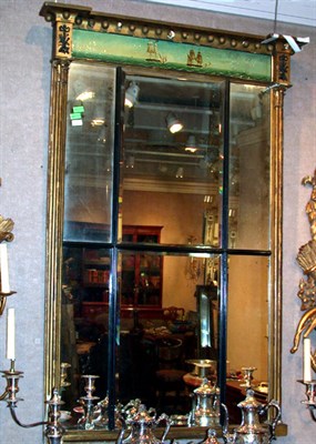 Lot 382 - Regency Style Gilt Decorated Trumeau