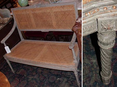 Lot 472 - Louis XVI Style Painted Settee