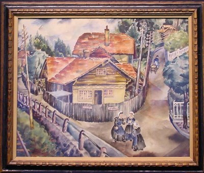 Lot 35 - Kaley 20th Century THE VILLAGE GOSSIPS Signed...