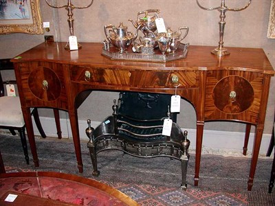 Lot 402 - Regency Style Inlaid Mahogany Sideboard