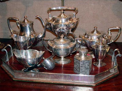 Lot 384 - Gorham Sterling Silver Five-Piece Tea Service...