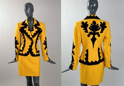 Lot 638 - Christian Lacroix Suit Circa 1980s The jacket,...