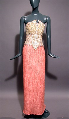 Lot 663 - Mary McFadden Evening Gown The strapless...