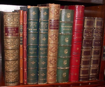 Lot 472 - [BINDINGS] Group of 10 volumes bound in half...