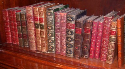 Lot 475 - [BINDINGS] Group of 20 volumes bound in full...