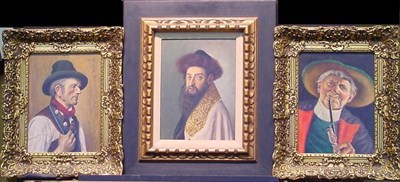 Lot 71 - Casper Mine French, b.1905 (i) RABBI Signed...