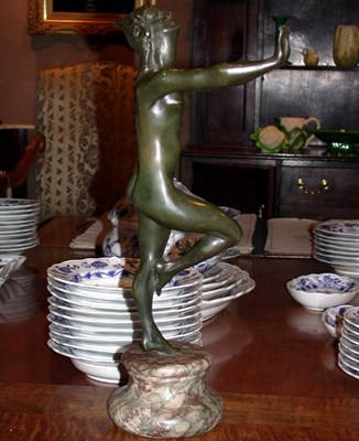 Lot 309 - Art Deco Bronze of a Nude Dancer