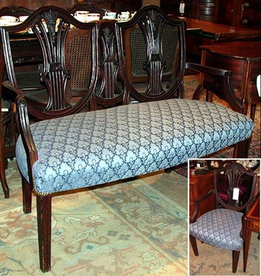 Lot 201 - George III Style Mahogany Parlor Suite...