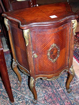 Lot 204 - Louis XV Style Parcel Gilt Mahogany Side Cabinet